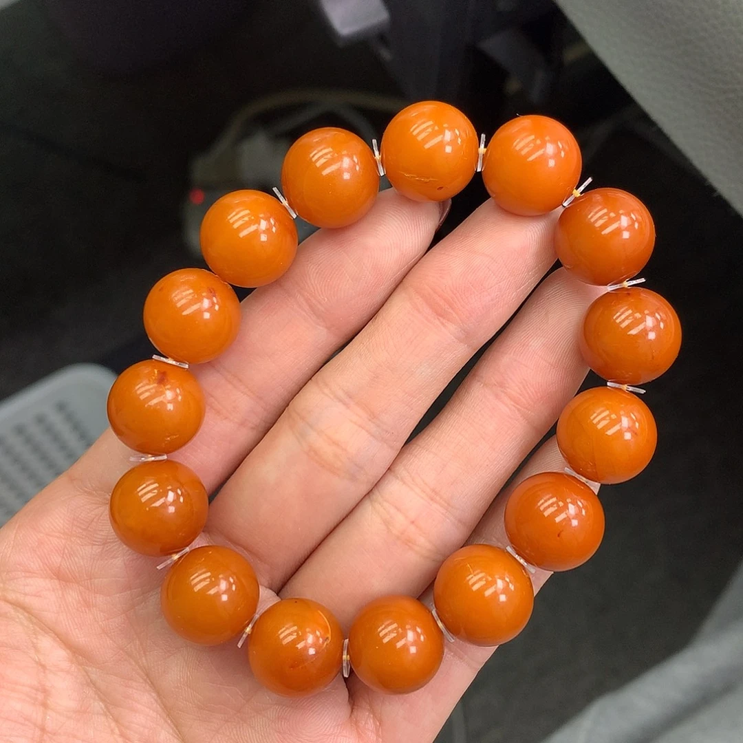 琥珀未镶嵌珠宝奇石13mm➕