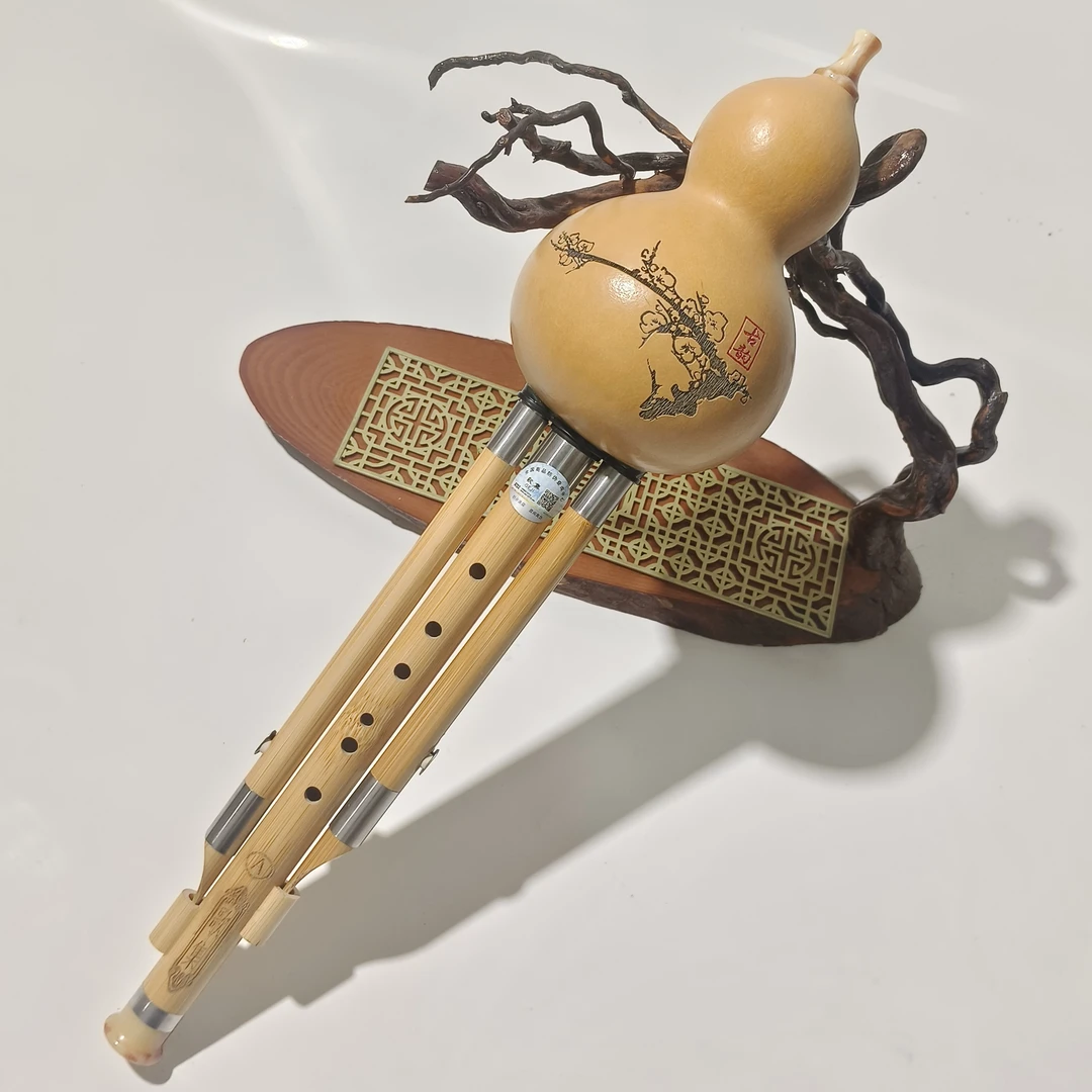 歌集演奏级金丝楠竹葫芦丝乐器天然葫芦降BCGFD调成人儿童中老年