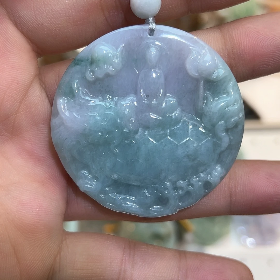 翡翠未镶嵌颈饰挂件