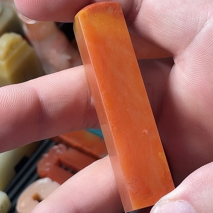 鱼***东青田石印石1.4×1.4手工篆刻私人订制