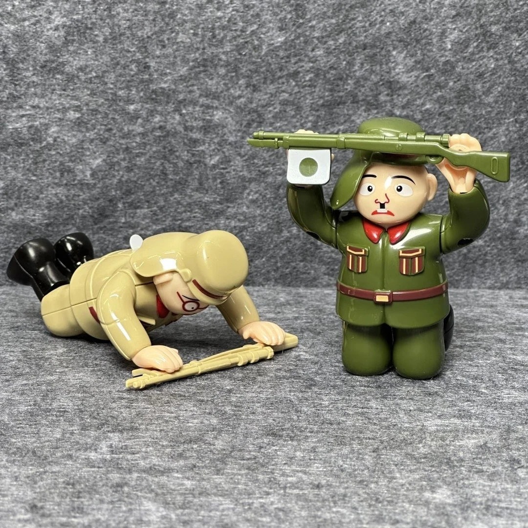 创意小日子下跪投降发声桌面摆件装饰钥匙扣挂件语音不要打了投降