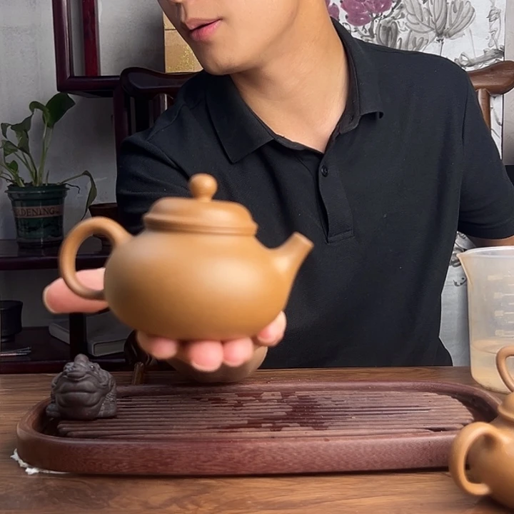 洋***s茶壶紫砂原矿段泥容天光素