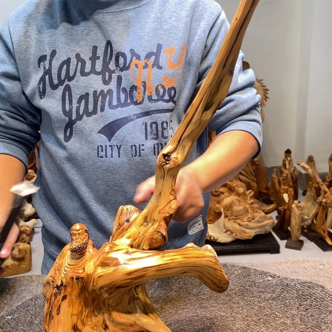 柏木（崖柏）太行崖柏根雕摆件