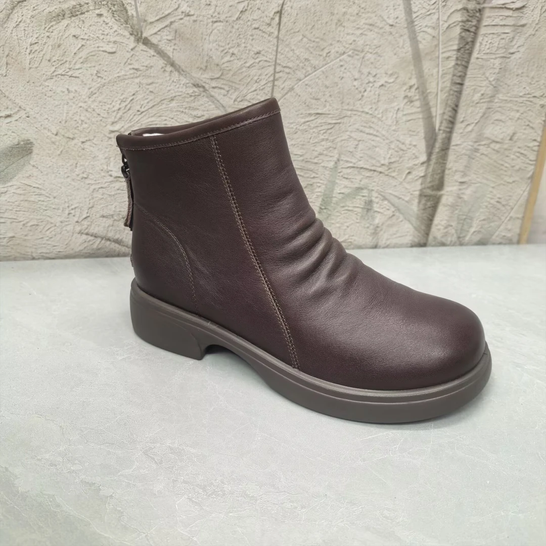 短靴女靴子 牛皮37375新店