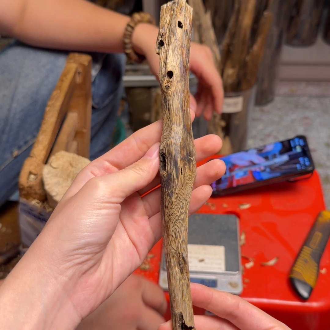 沉香沉香碎屑白棋块料22