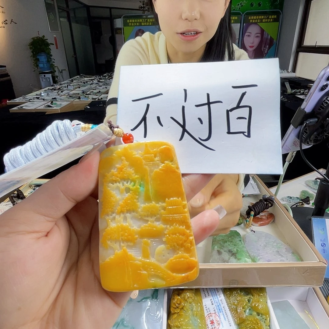 颈饰未镶嵌翡翠一个