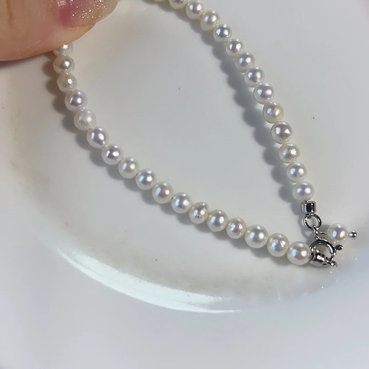 银S925镶嵌淡水珍珠设计款珠宝首饰