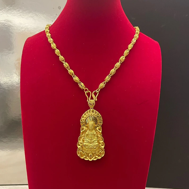 合金项链  【凤眼项链】 男款女士同款情侣款金色空心潮流精致饰品