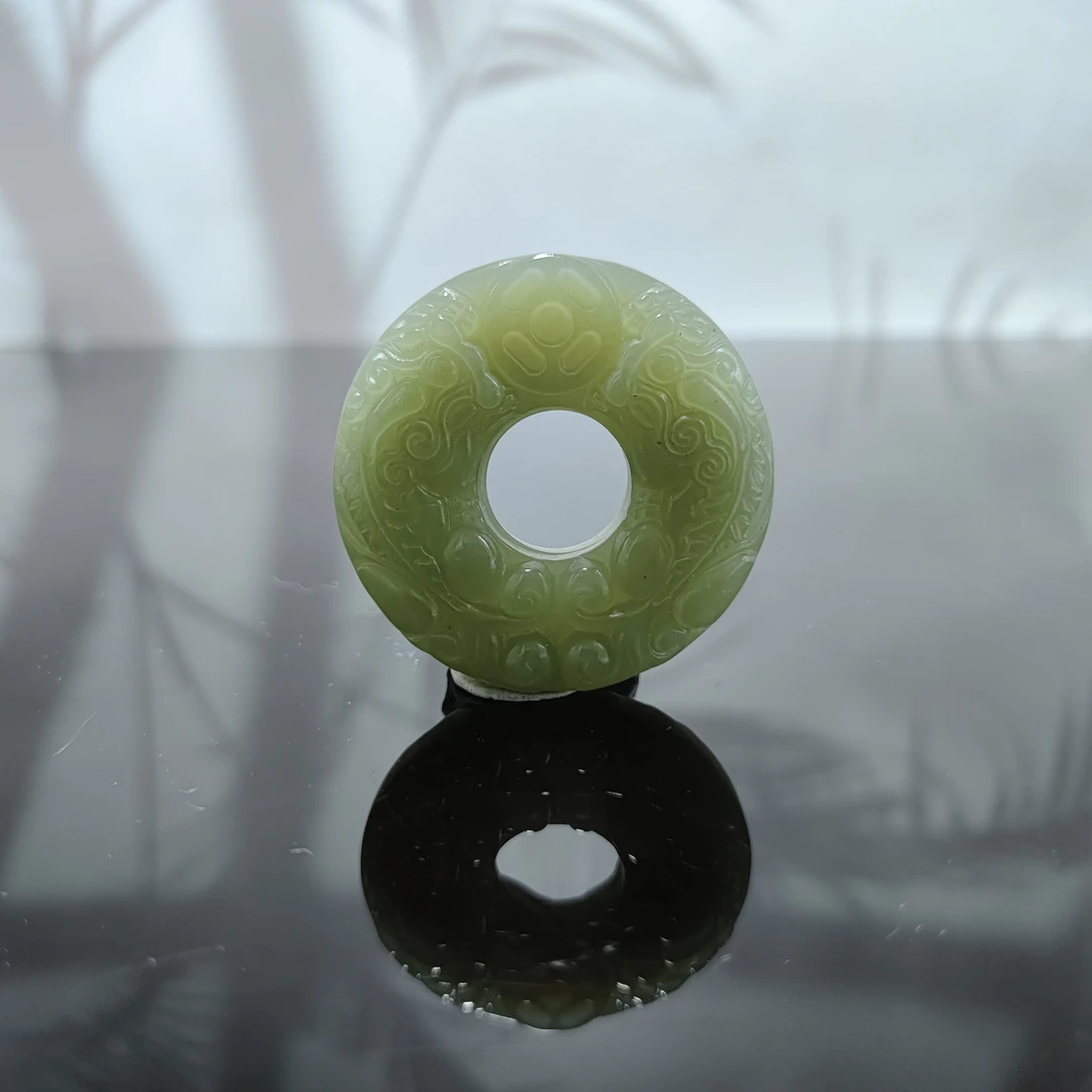 P和田玉平安扣吊坠0066