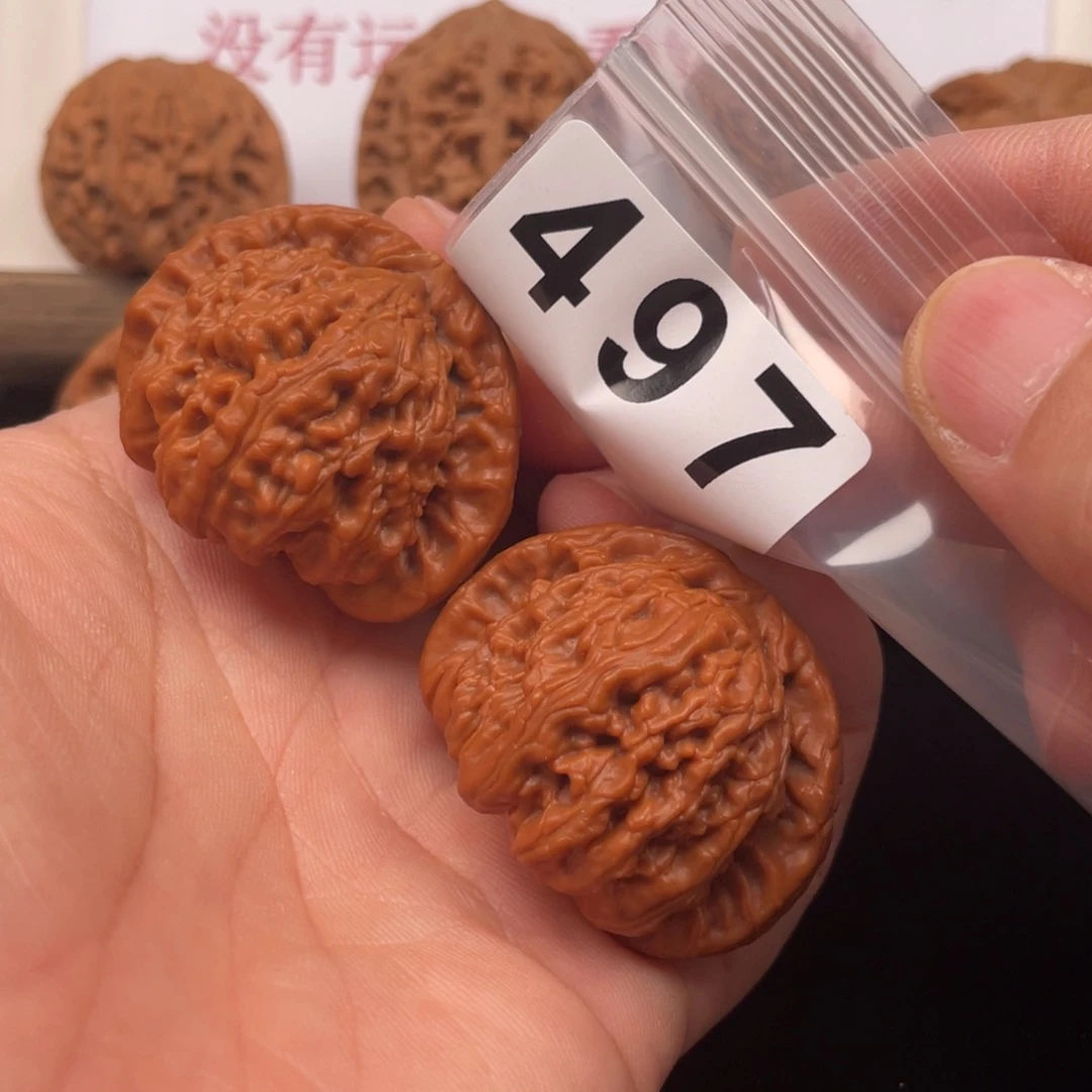 文玩核桃把件?****?白狮子