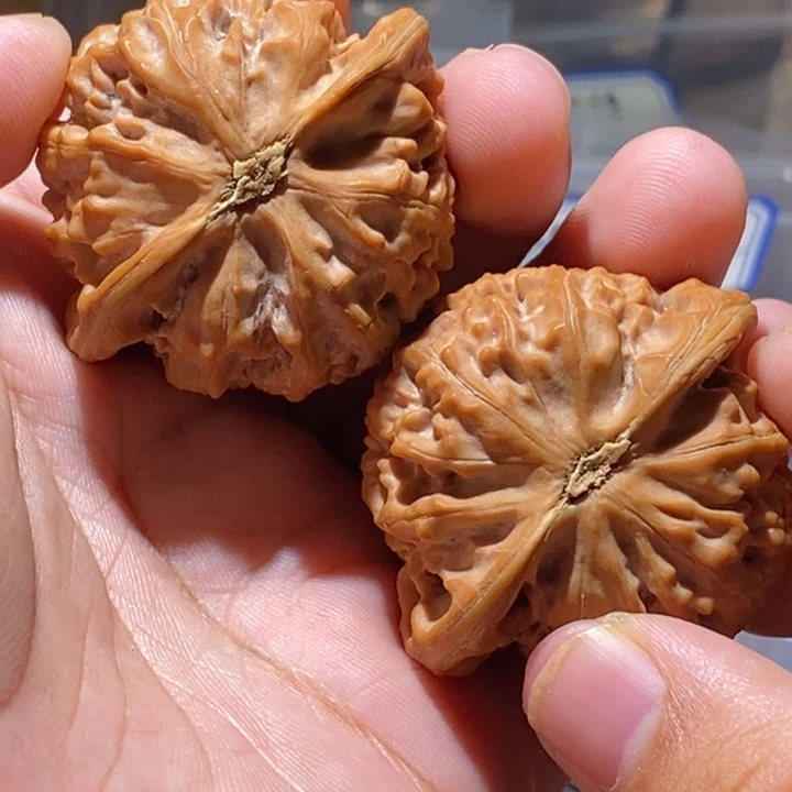 我***头文玩核桃吊坠44宫灯