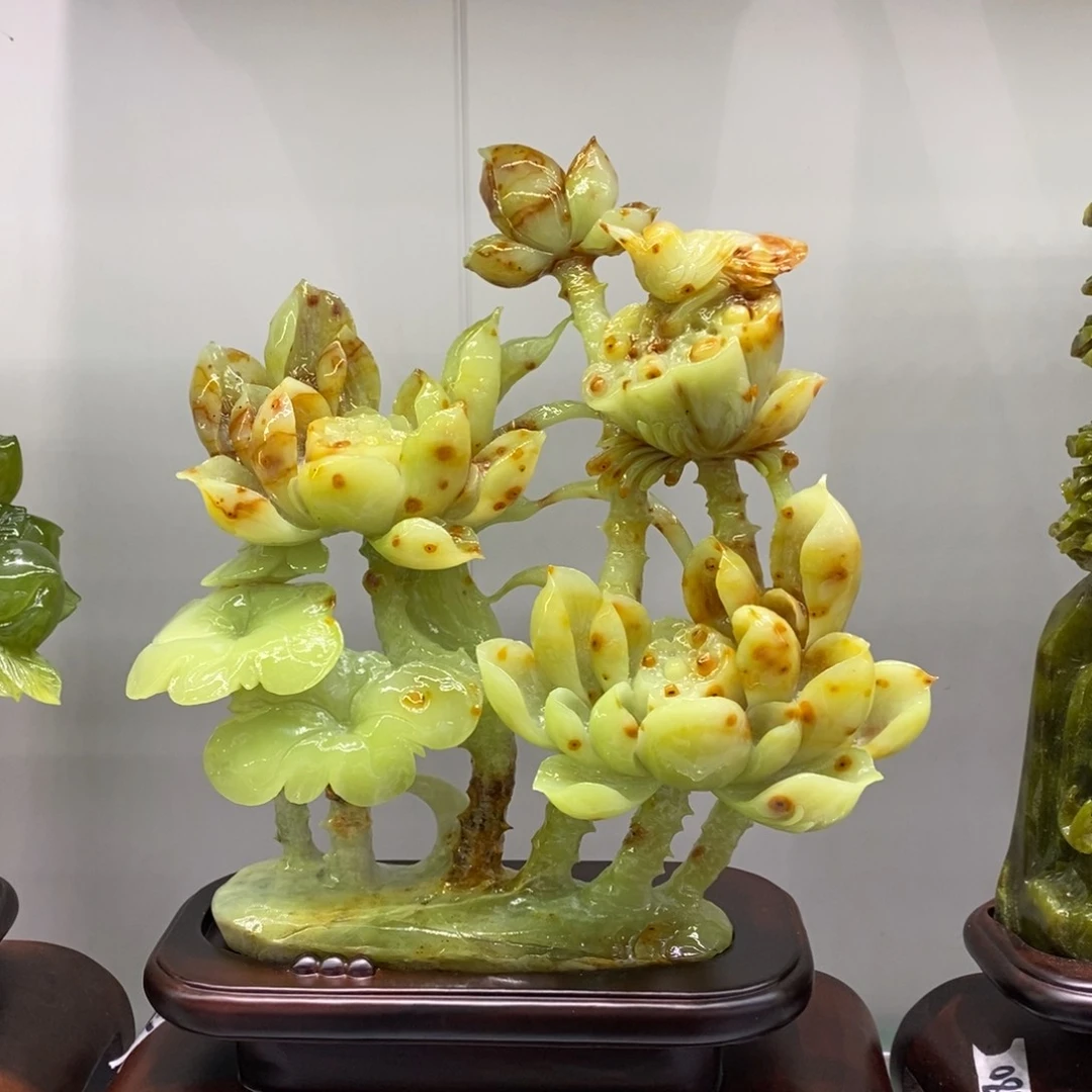 【闪购商品】玉家居摆件手工雕刻