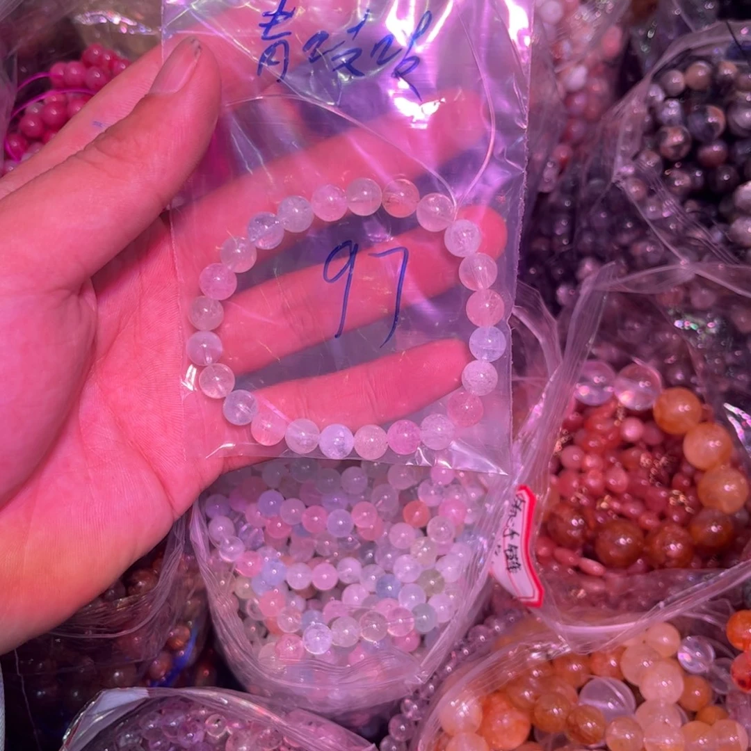 摩根手串未镶嵌水晶青**?