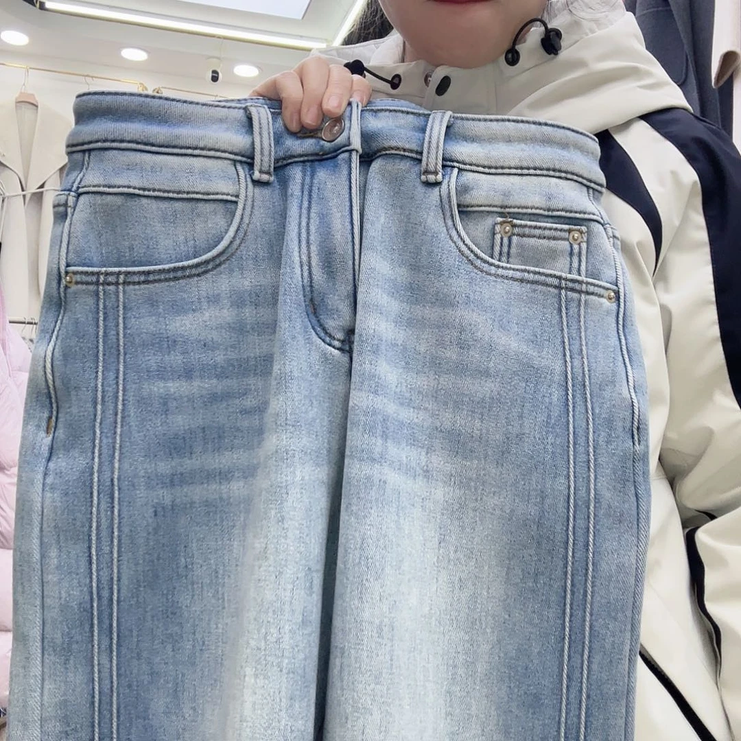 89507牛仔裤直筒牛仔长裤