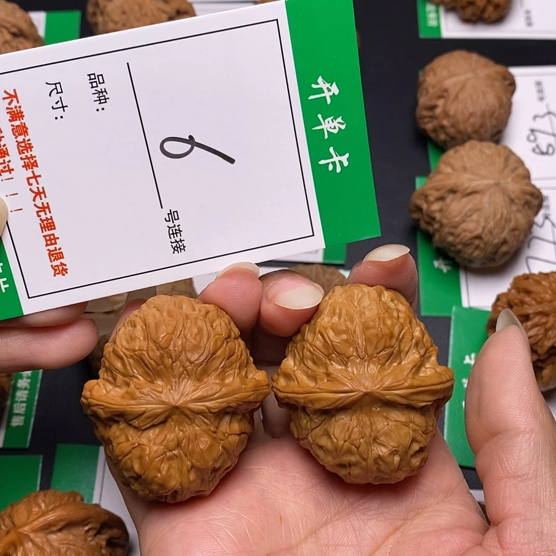 文玩核桃吊坠6南瓜墩4.4全品