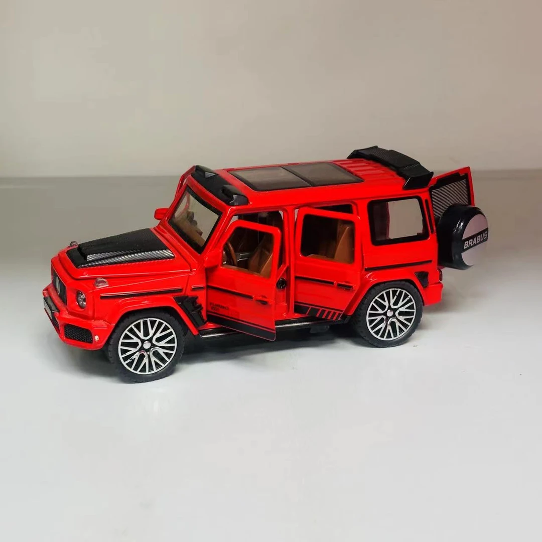 合金声光奔驰大G模型1:32六开回力车