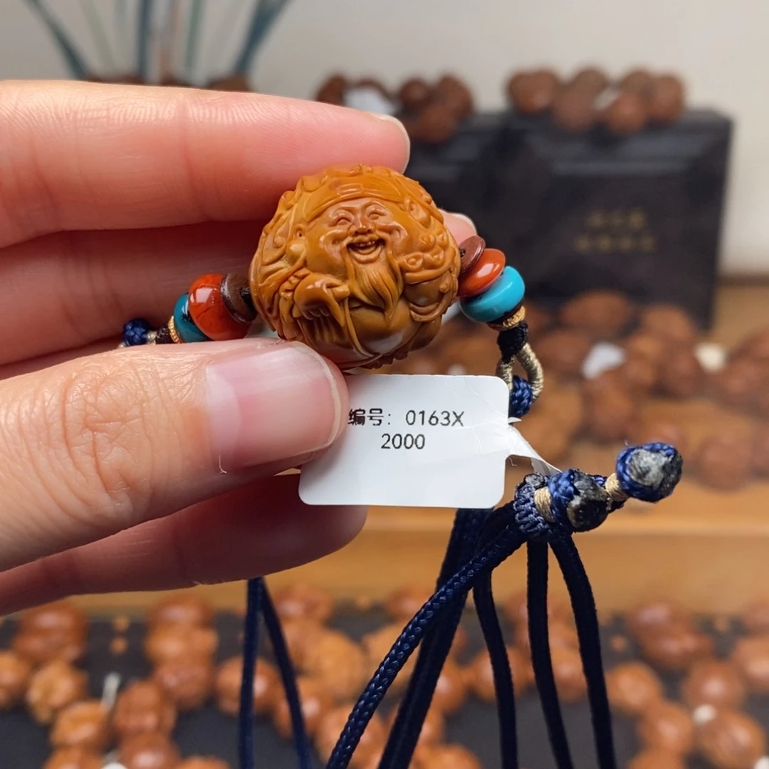 吊坠橄榄核曹华老师横财神