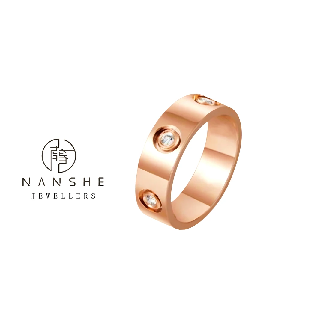 【星星宠粉】NANSHE/南奢 满Z戒指时尚百搭