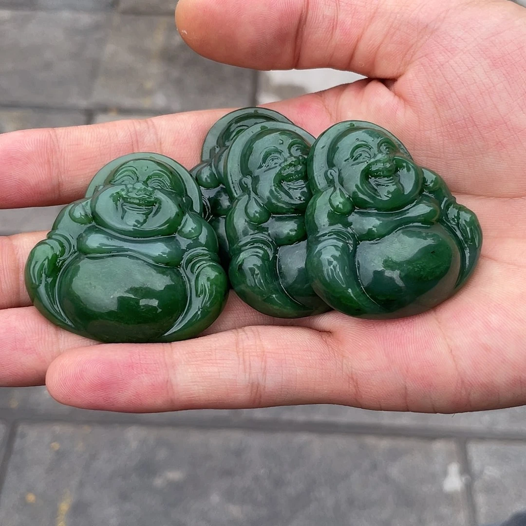 和田玉手镯未镶嵌高品质巨漏佛公大号多样性发货拍一发一