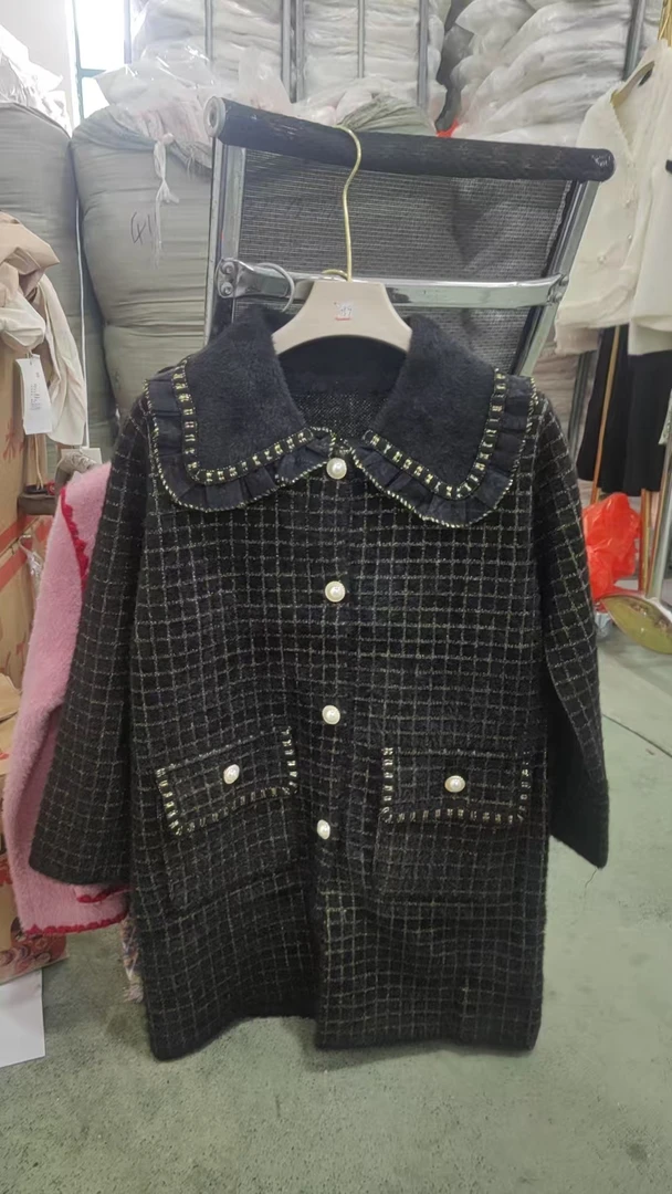 2024年新款时尚设计师潮流轻奢气质网红女士小香风外套-398