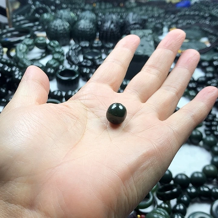 手链未镶嵌和田玉（青玉）现****单