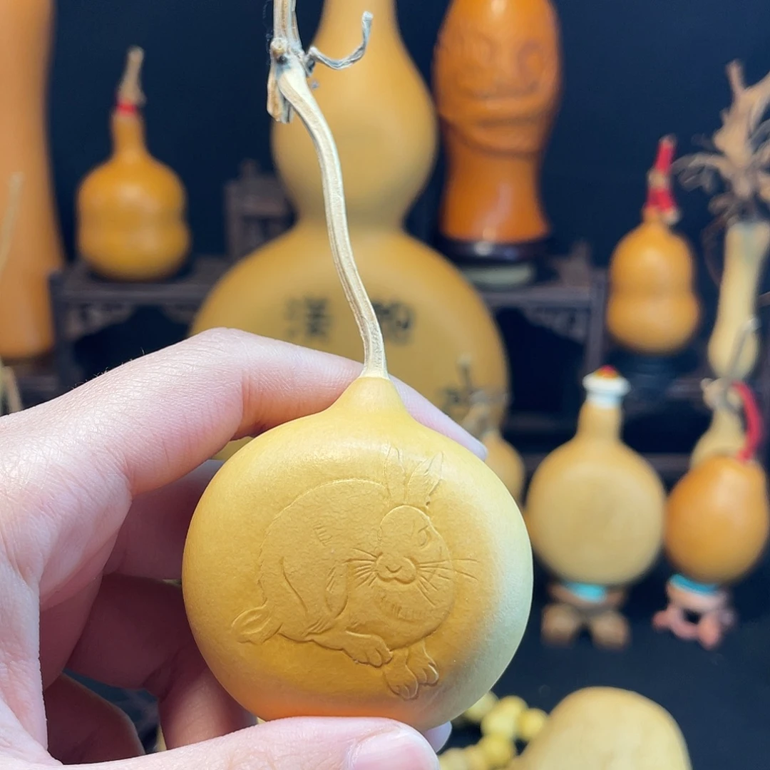 小兔子押花葫芦葫芦