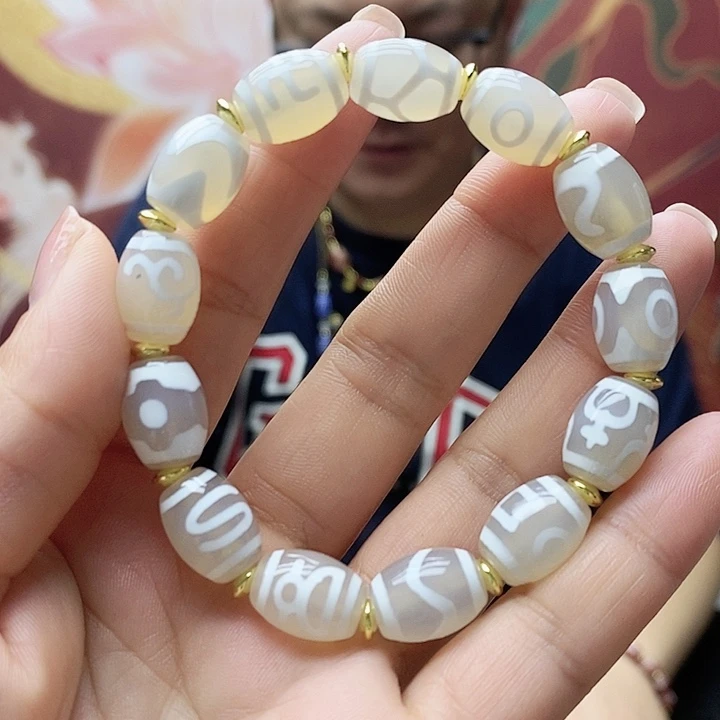 玛瑙/玉髓合金颈饰
