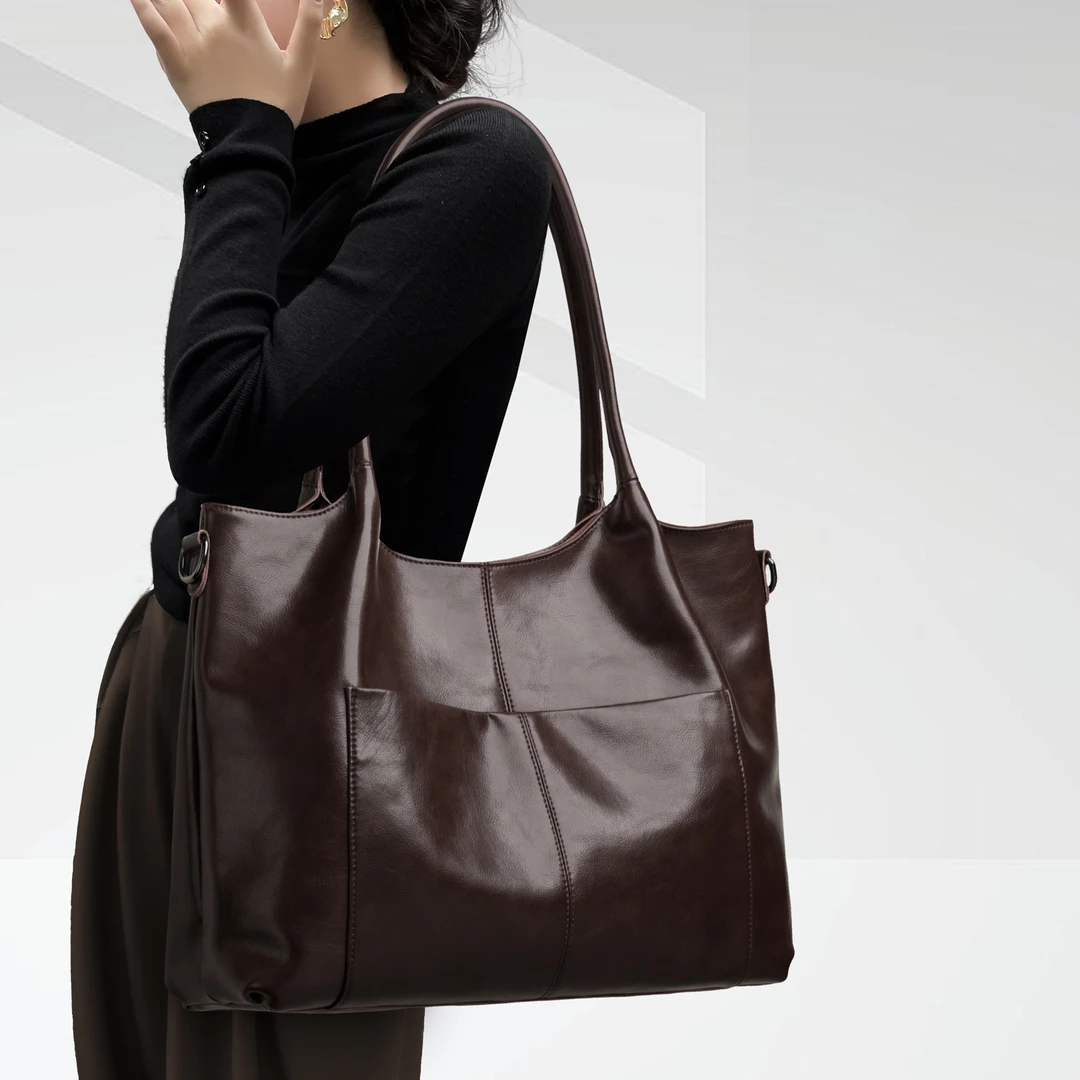 CCAMO包包女款大容量包包轻奢小众高级休闲包包上班通勤单肩大包