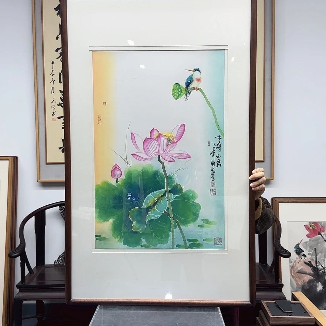 国画谢丝雪吉祥如意100*60