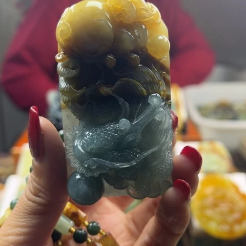 岫玉挂件未镶嵌挂件