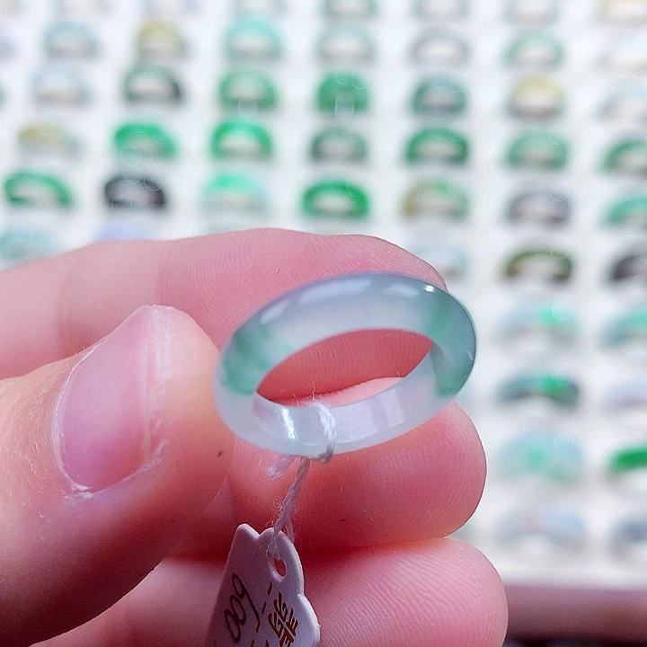 翡翠未镶嵌戒指6号