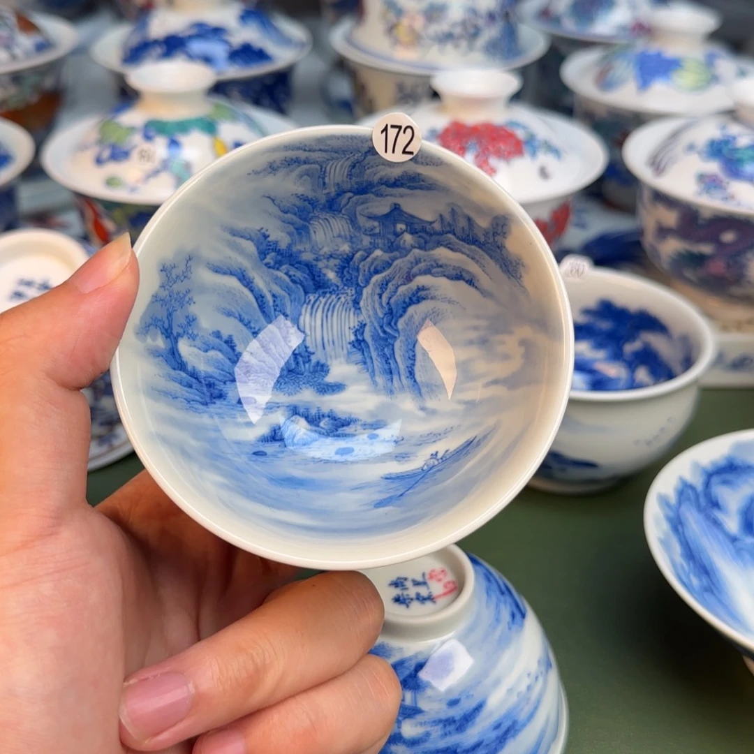 彦祖纯手工手绘茶具172