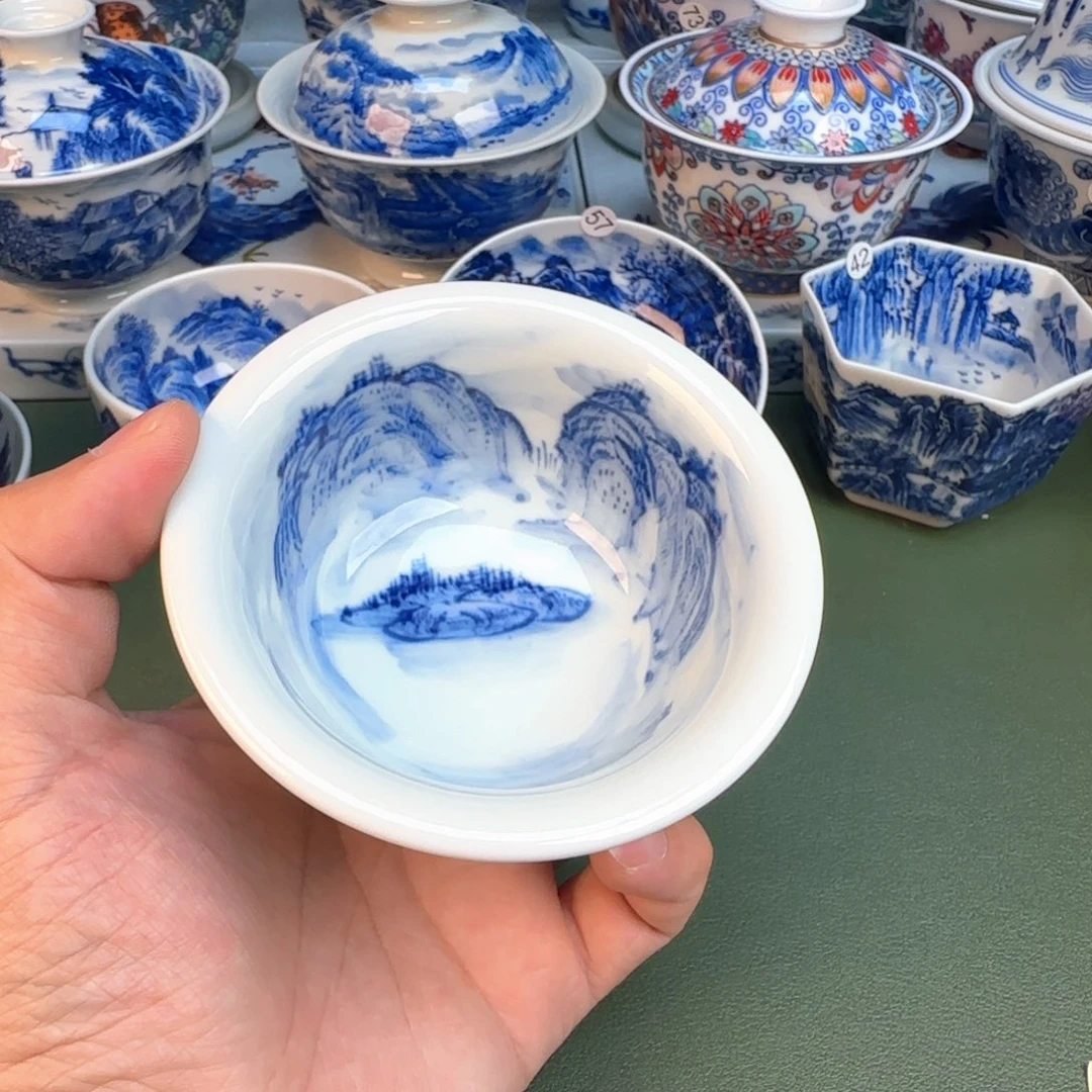 纯手工纯手绘茶具58