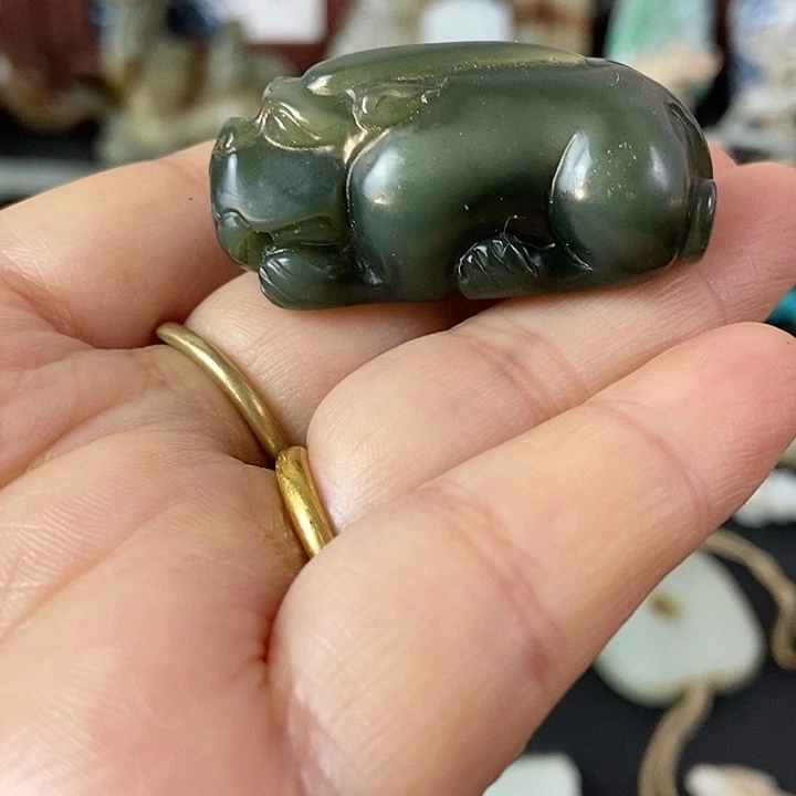 和田玉（糖玉）挂件未镶嵌