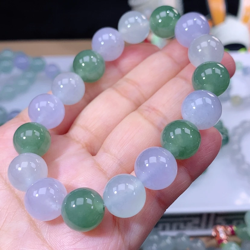 【闪购商品】翡翠手链未镶嵌翡翠卡12