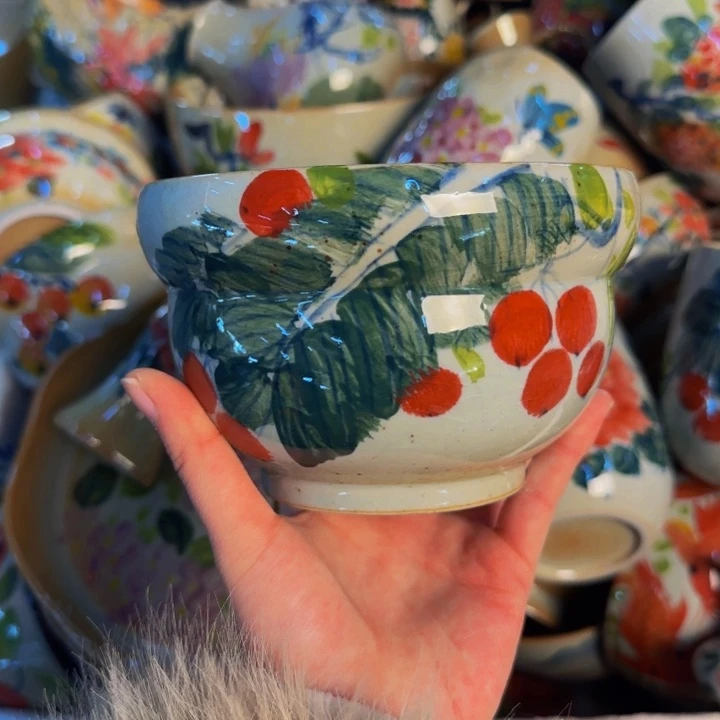 瓷片景德镇陶瓷手工手绘