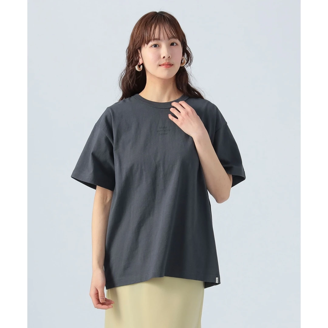 【Montendre】夏季新款 B 百搭洋气心形刺绣纯棉短袖女装上衣T恤女