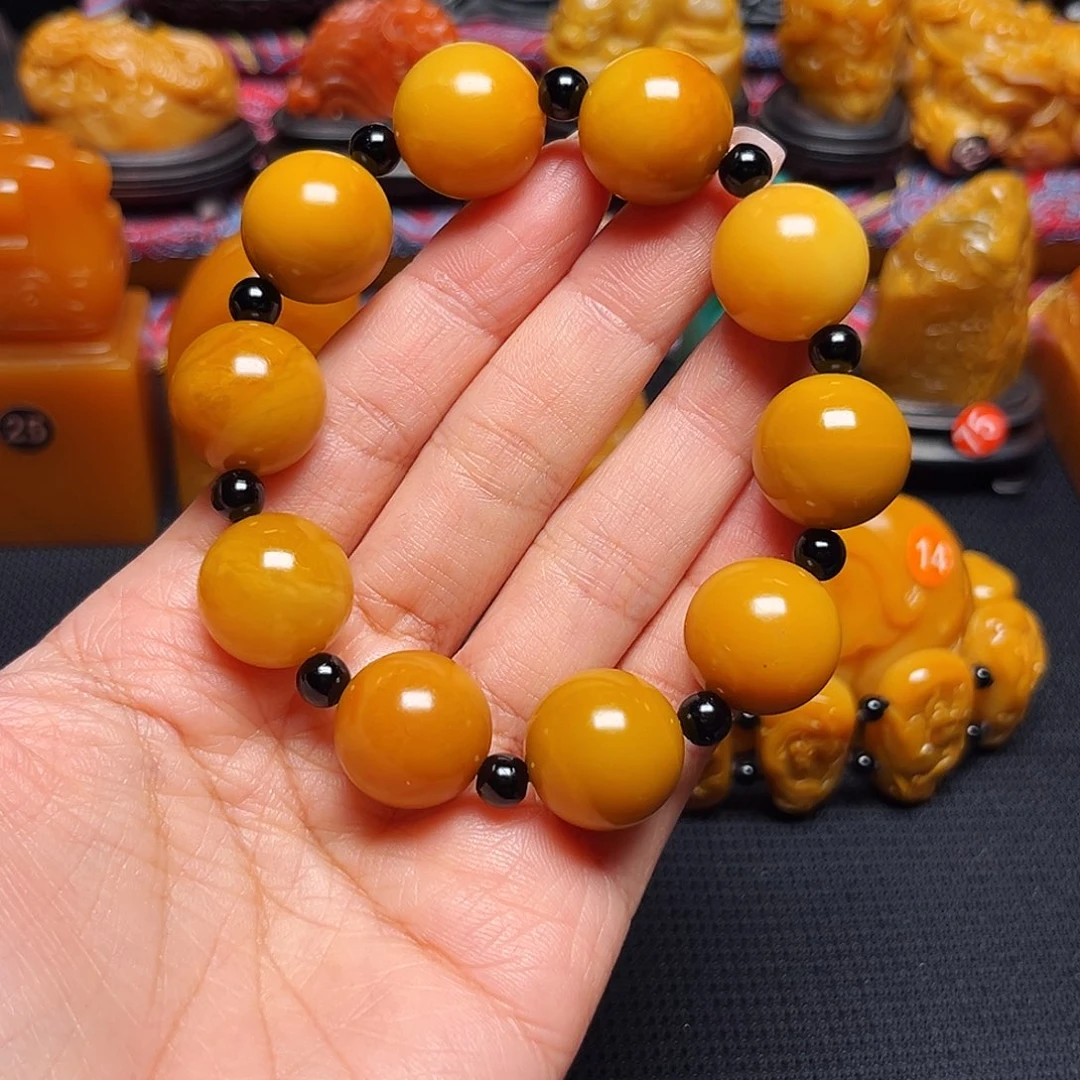 平***人田黄石石雕石雕石雕