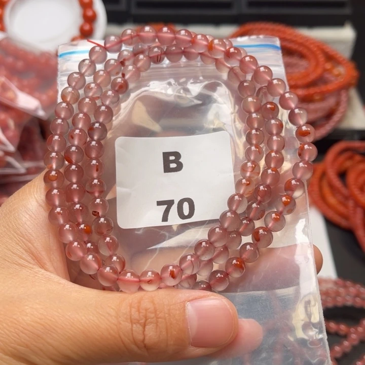 未镶嵌多样性发货默认微瑕称重6m m南红玛瑙