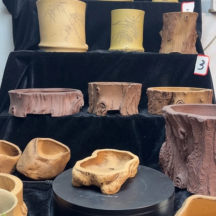 泥塑手工制作小花盆