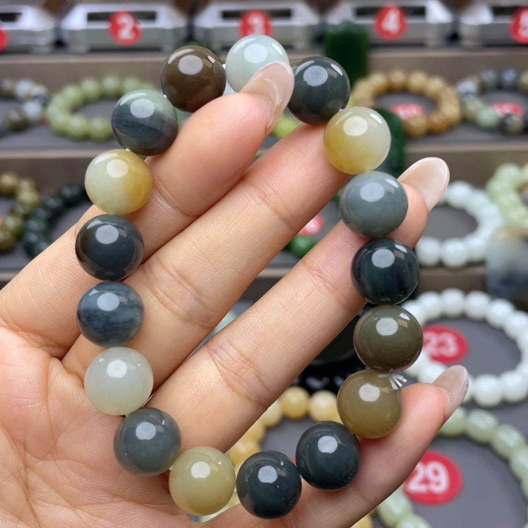 未镶嵌手串和田玉