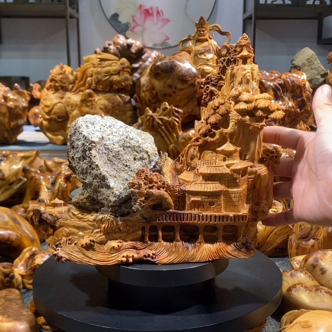 木崖柏工艺品摆件