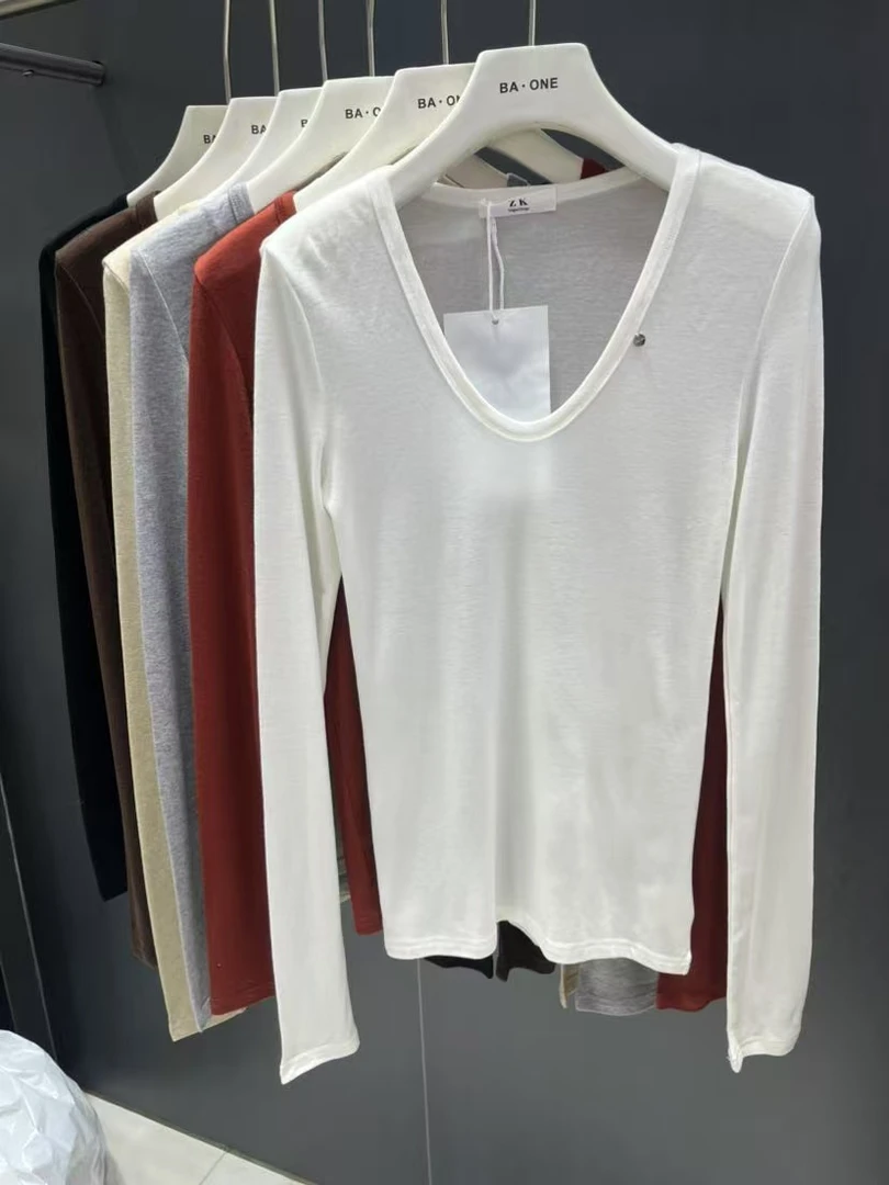 【 雨•美 推荐 】6613韩版舒适小标净面上衣