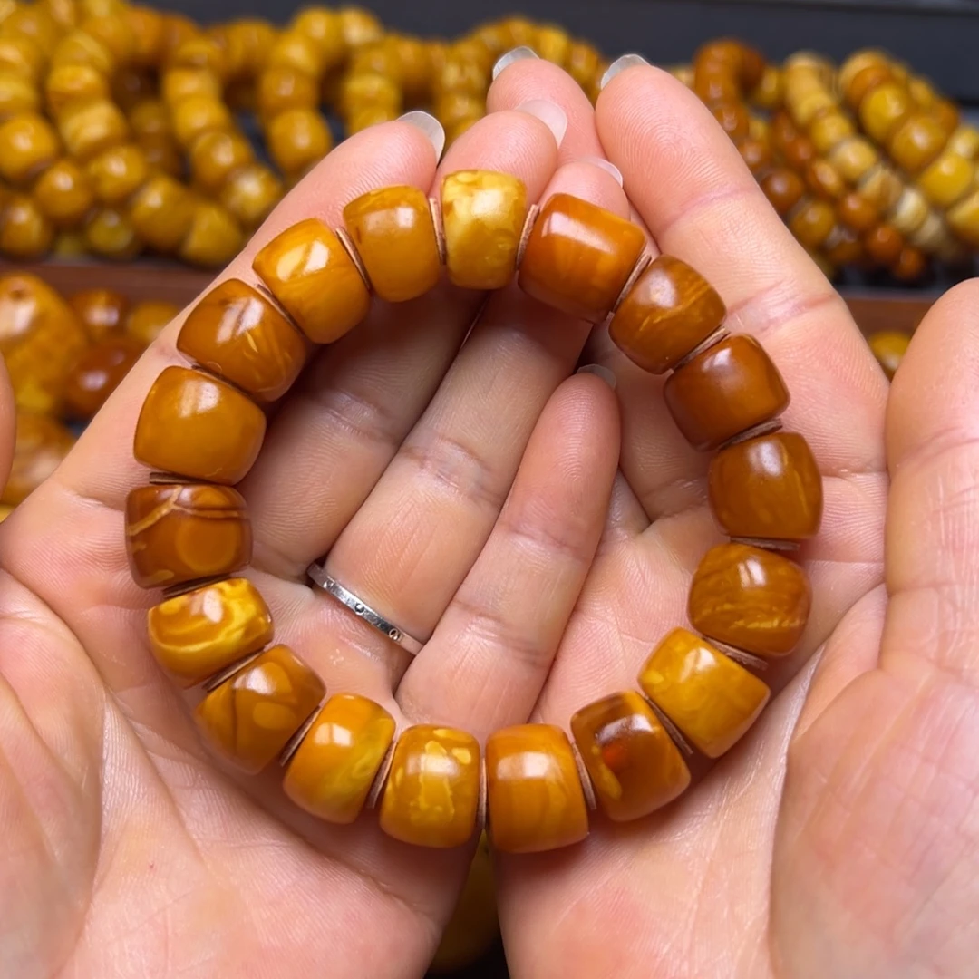 小***牛琥珀未镶嵌吊坠(不含链)