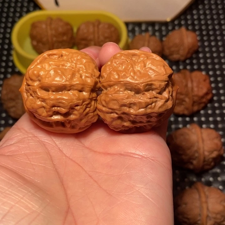 把件文玩核桃开背肌肉蛙