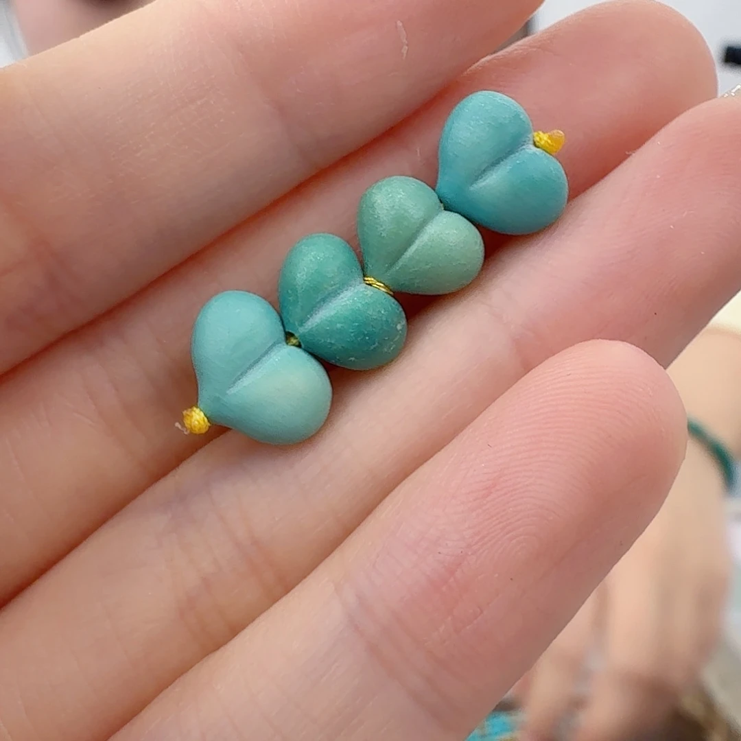 绿松石未镶嵌珠宝半成品