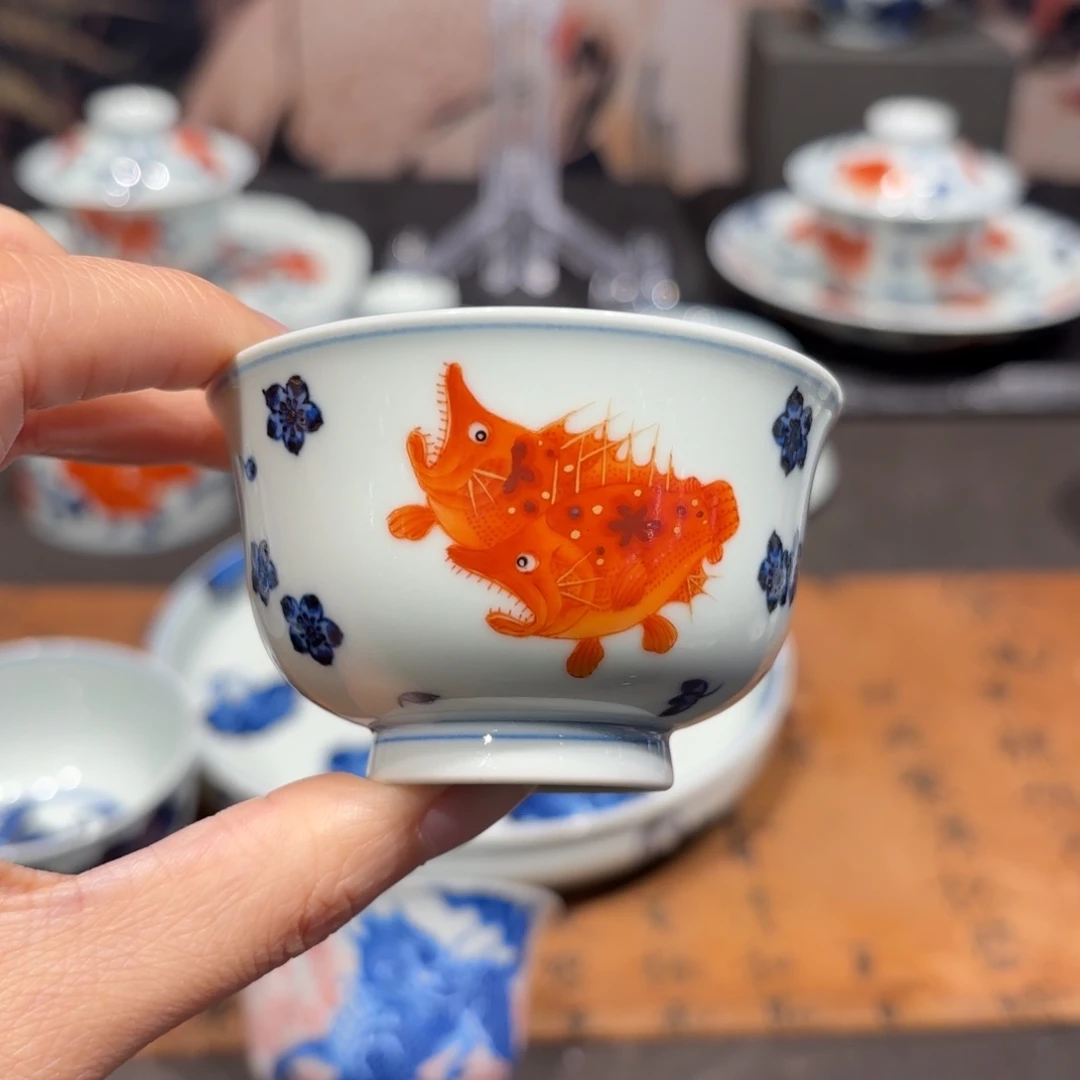 芽***总景德镇纯手工手绘