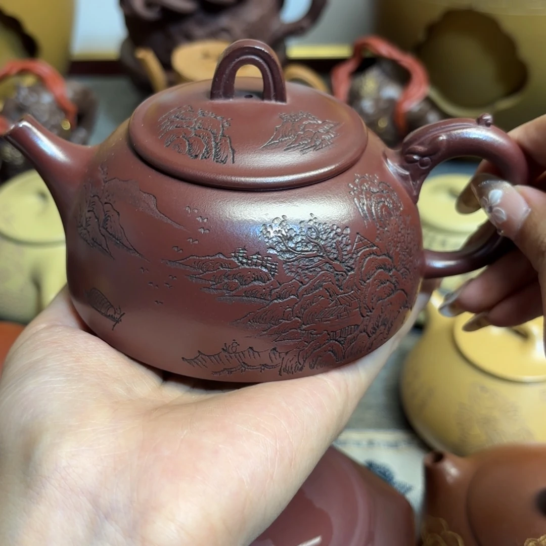 紫砂茶宠原矿精品高端紫砂壶