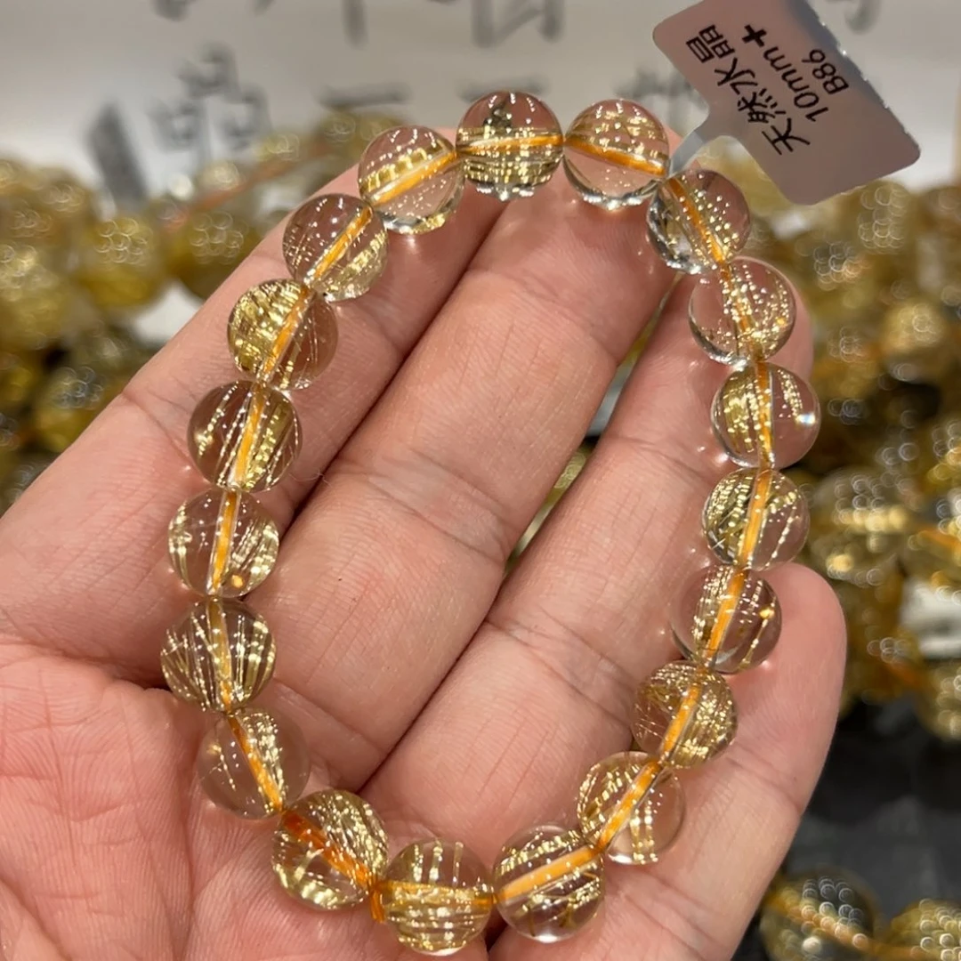 水晶未镶嵌手链b86钛晶