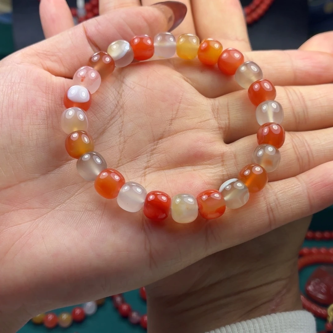 南红玛瑙未镶嵌颈饰